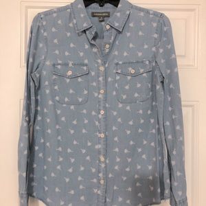 Alexander Jordan denim top from stitch fix. Small